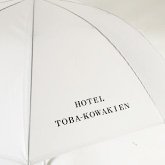 50㎝ 乳白 手開き傘 ビニール面 1面