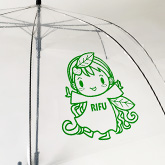 70cm 透明 ジャンプ傘 ビニール面 1面
										